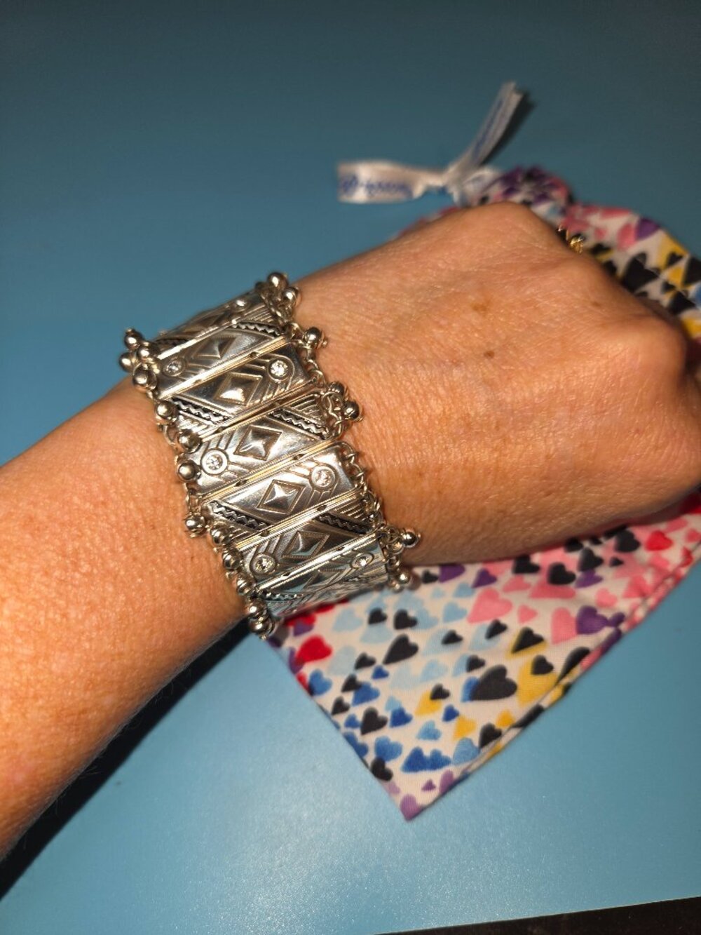 NWT RARE Brighton Moroccan Stretch Bracelet & Dust Bag